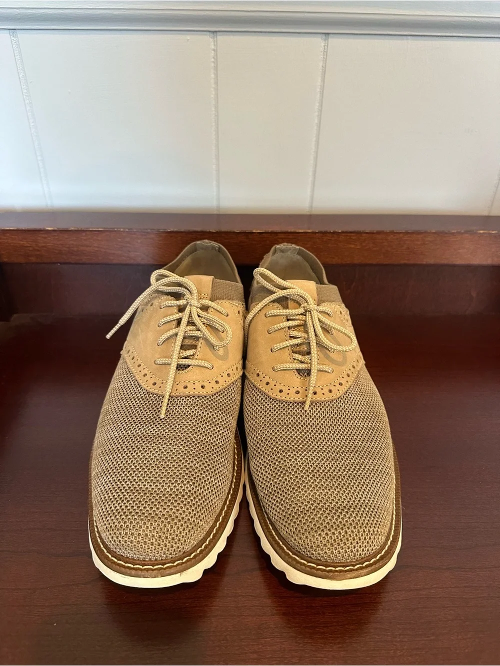 Johnson and Murphy Braxton Knit Saddle